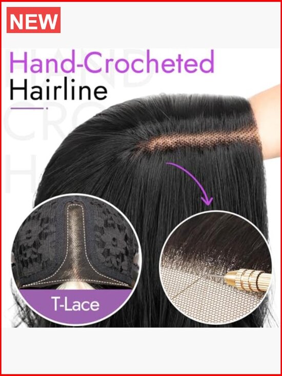 14in Bob Wavy Synthetic Lace Front Wig Pre Cut Glueless main image 6